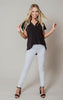 black short sleeve top 