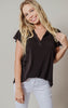 RUFFLE SLEEVE TOP 