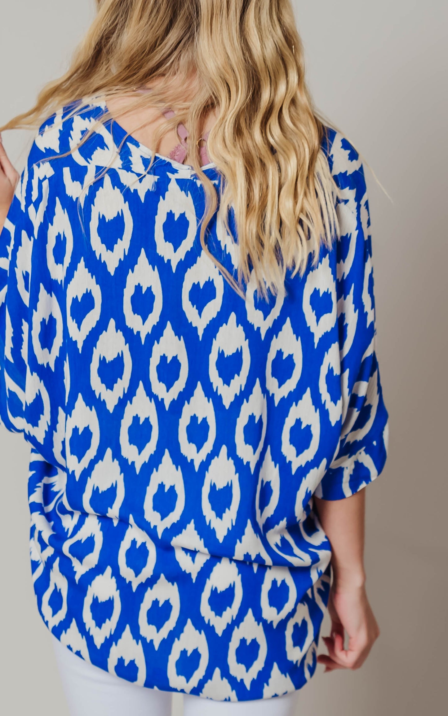 Tina Moroccan Chiffon Blouse - Final Sale