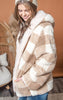 taupe plaid jacket 