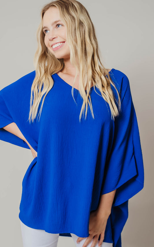 royal chiffon kafton top 