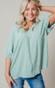 sage green blouse for women