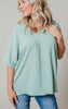 sage blouse