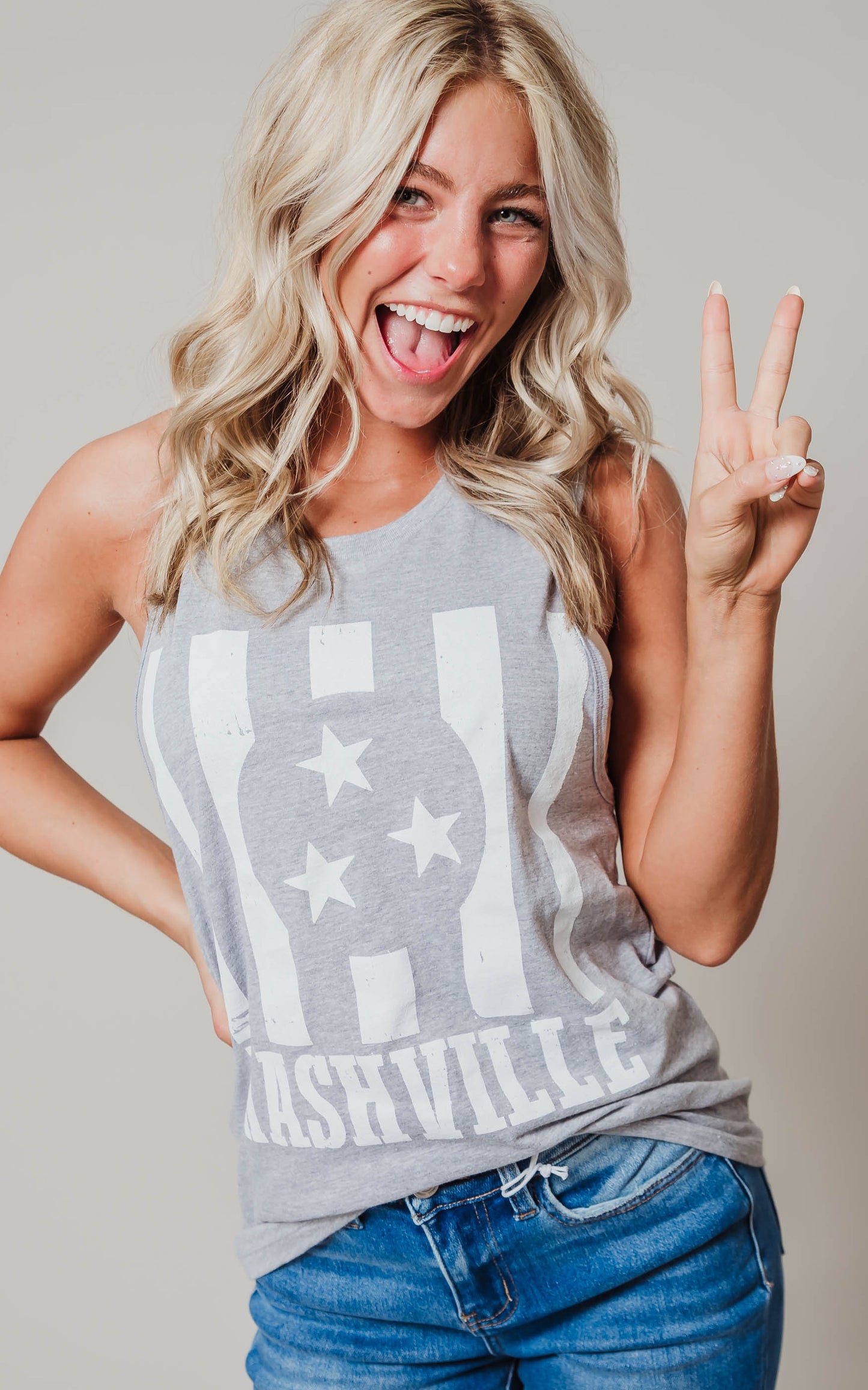 nashville flag tank top 