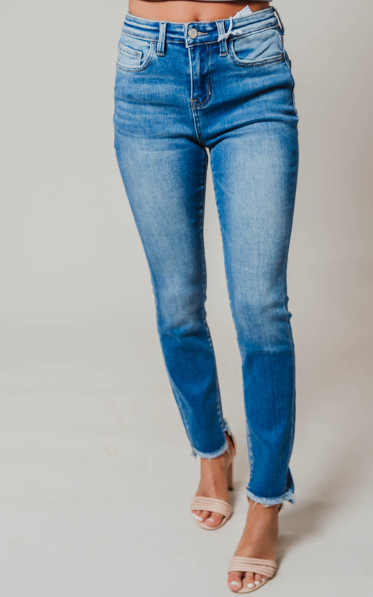 high rise skinny jean