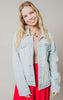 Distressed Denim Jacket -Zenana - Final Sale*