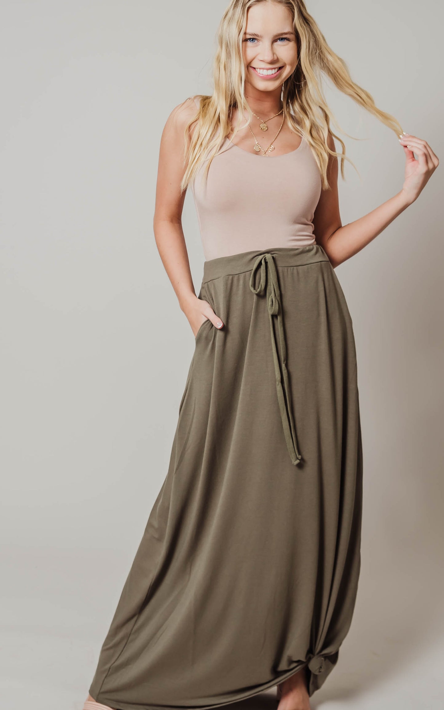 olive skirt 