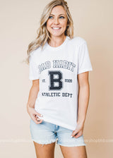BHB Athletic Dept Tshirt - BAD HABIT BOUTIQUE 
