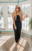 Sleeveless Tie Waist Jumpsuit