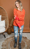 Rust Waffle Dolman - BiBi