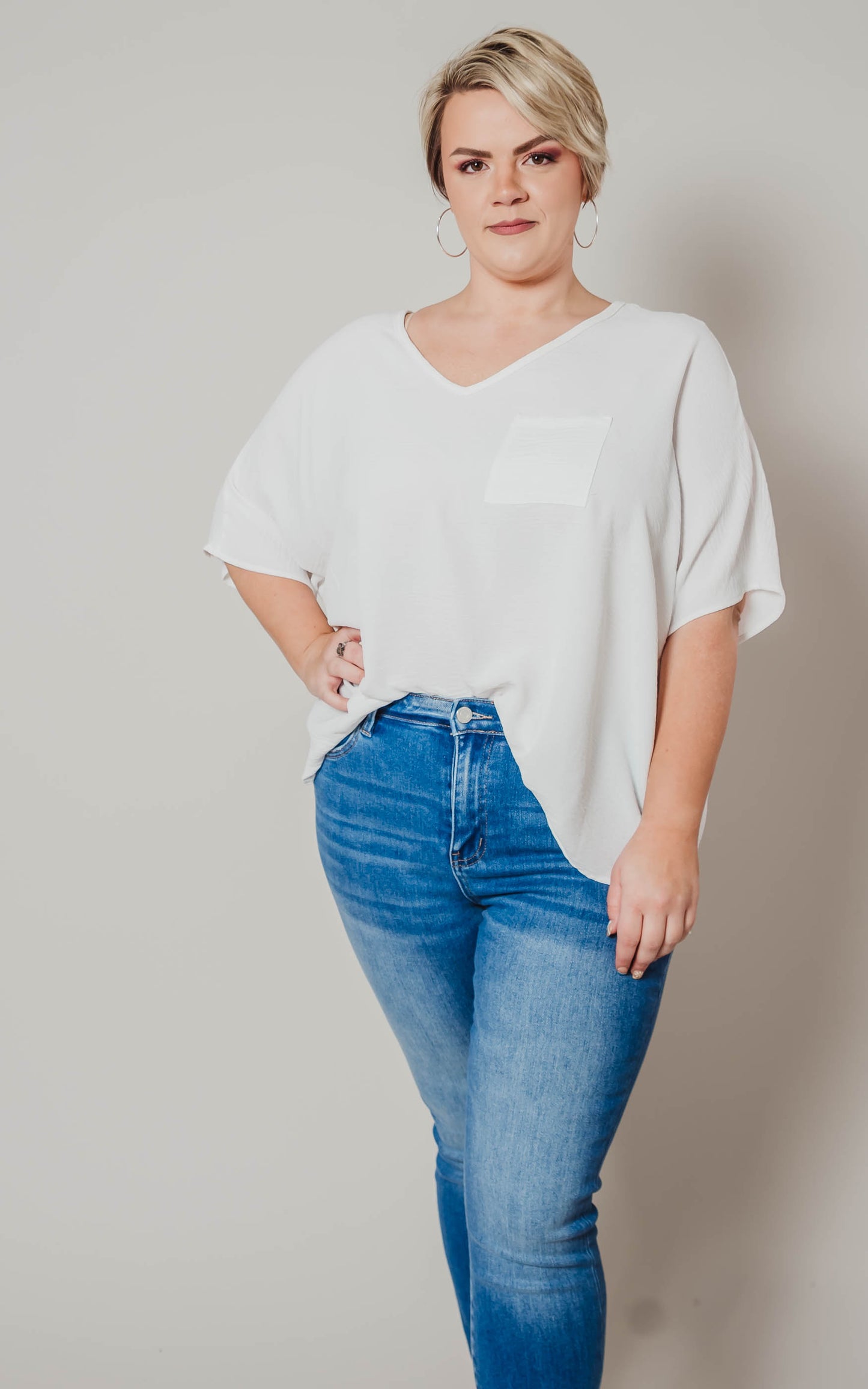 The Jessica Oversized Blouse - Final Sale