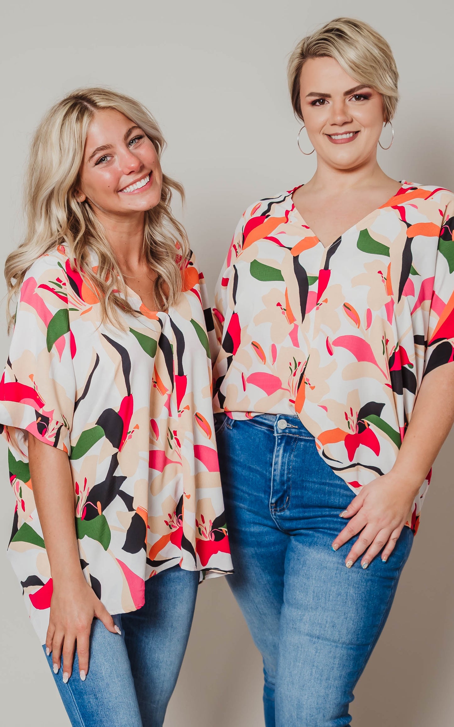 spring floral blouses