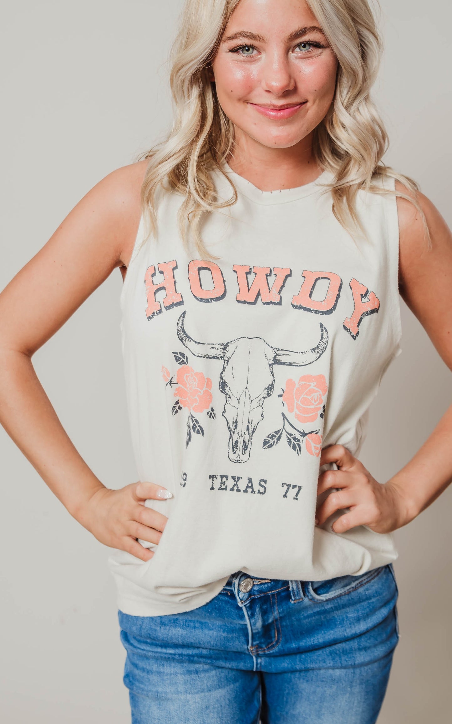 howdy bullskull tank 