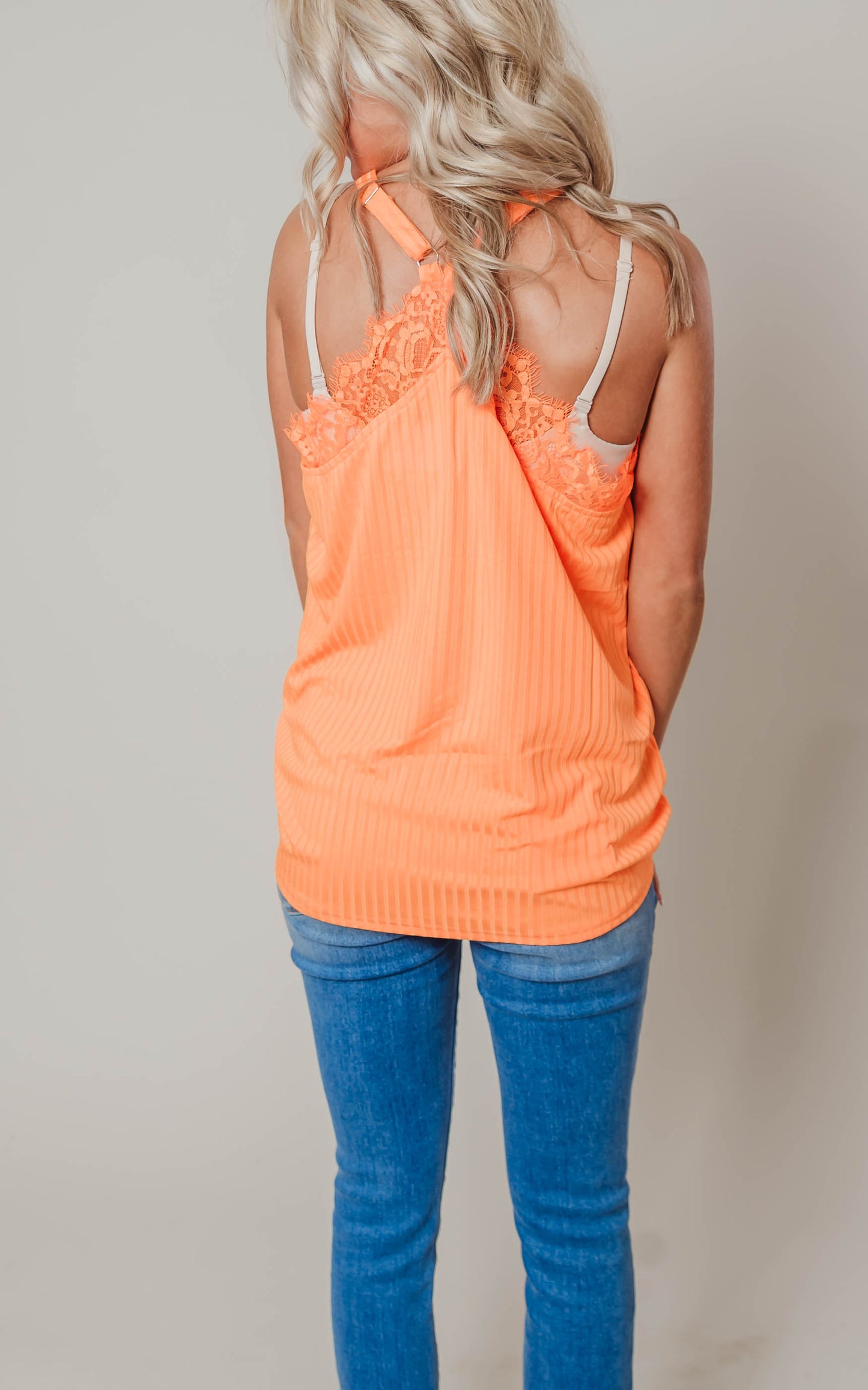 neon orange tank 