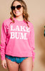 Lake Bum Long Sleeve Top - Pink - BAD HABIT BOUTIQUE 