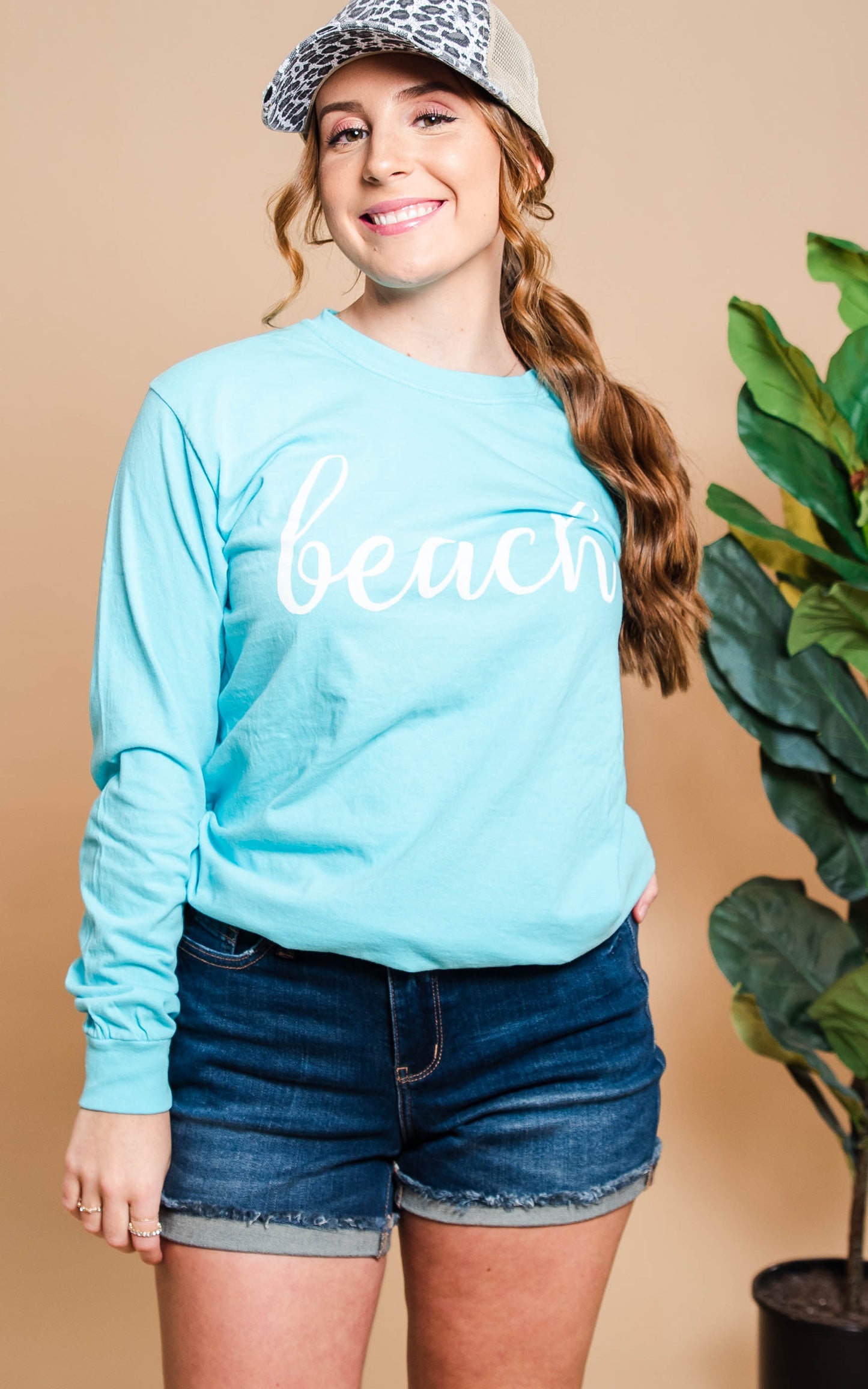 beach long sleeve top 