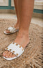 Studded Band Slide Sandal