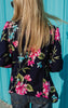 navy floral blazer for summer 