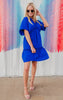 Royal Blue Babydoll Dress