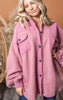 pink oversized shacket 