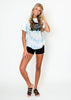  Tie Dye Happy Camper T-shirt, CLOTHING, BAD HABIT APPAREL, BAD HABIT BOUTIQUE 