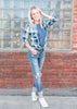  Bleach Splash Boyfriend Denim Jeans - Judy Blue, CLOTHING, JUDY BLUE, BAD HABIT BOUTIQUE 