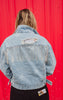 Distressed Star Denim Jacket