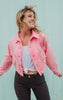 Pink Denim Jacket