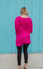 fuschia oversized top 