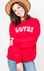  Lover Sweatshirt - Red, CLOTHING, BAD HABIT APPAREL, BAD HABIT BOUTIQUE 