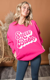 snow babe sweatshirt 