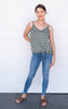 light olive tank top 