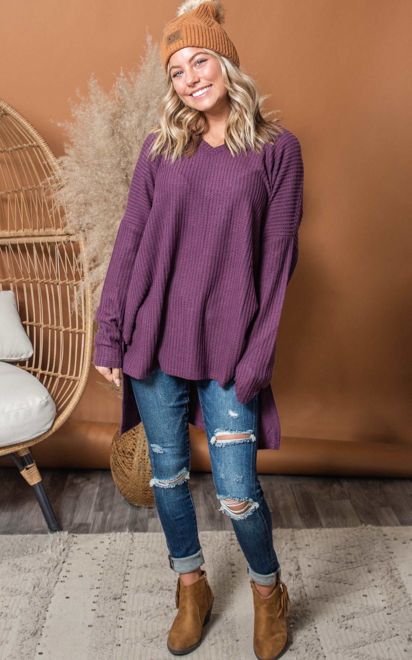 purple zenana tunic 