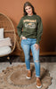 Desert Vibes Sweatshirt- Olive*  Final Sale