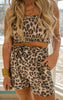 Leopard Tube Top & Short Set