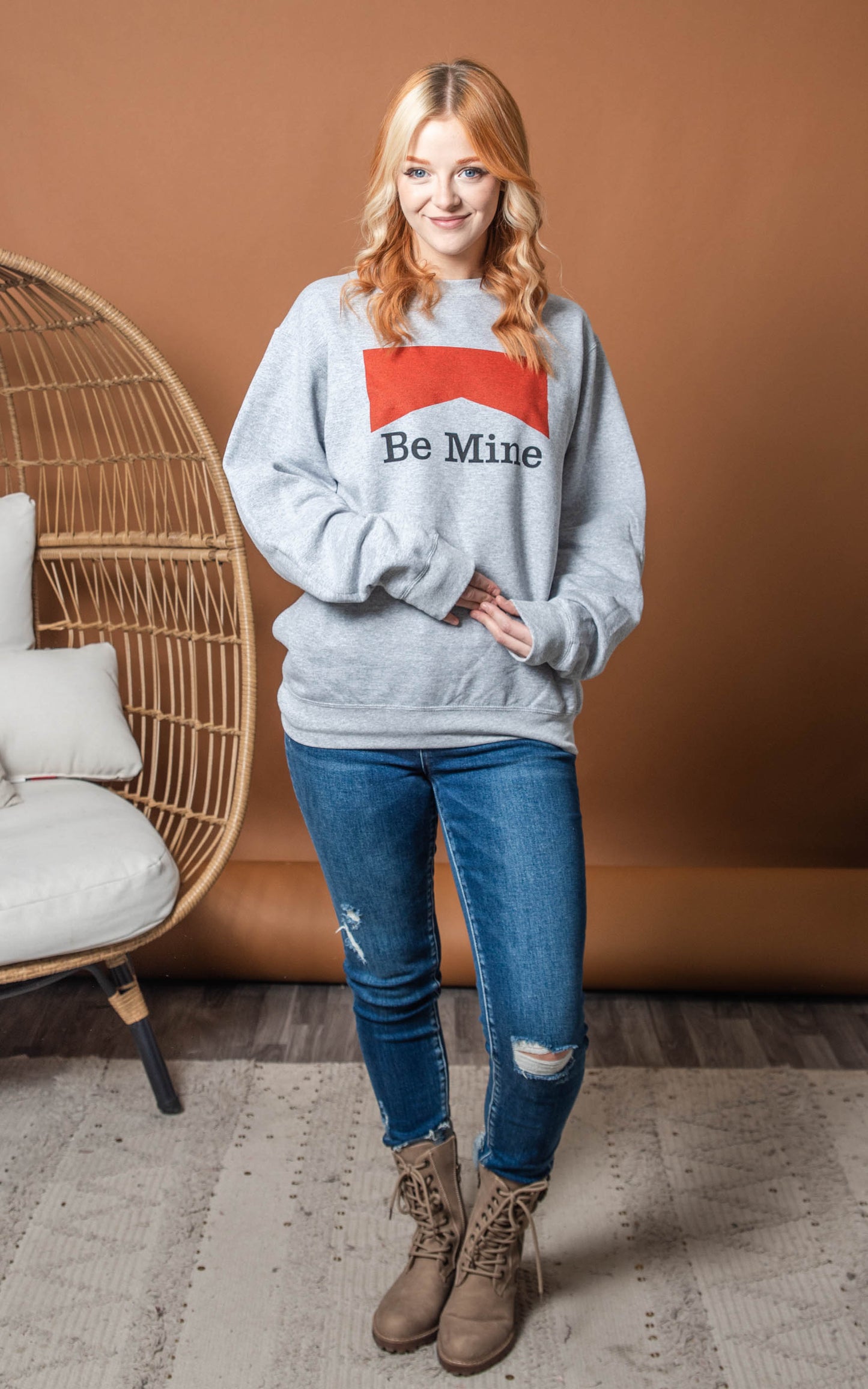 valentine sweatshirt