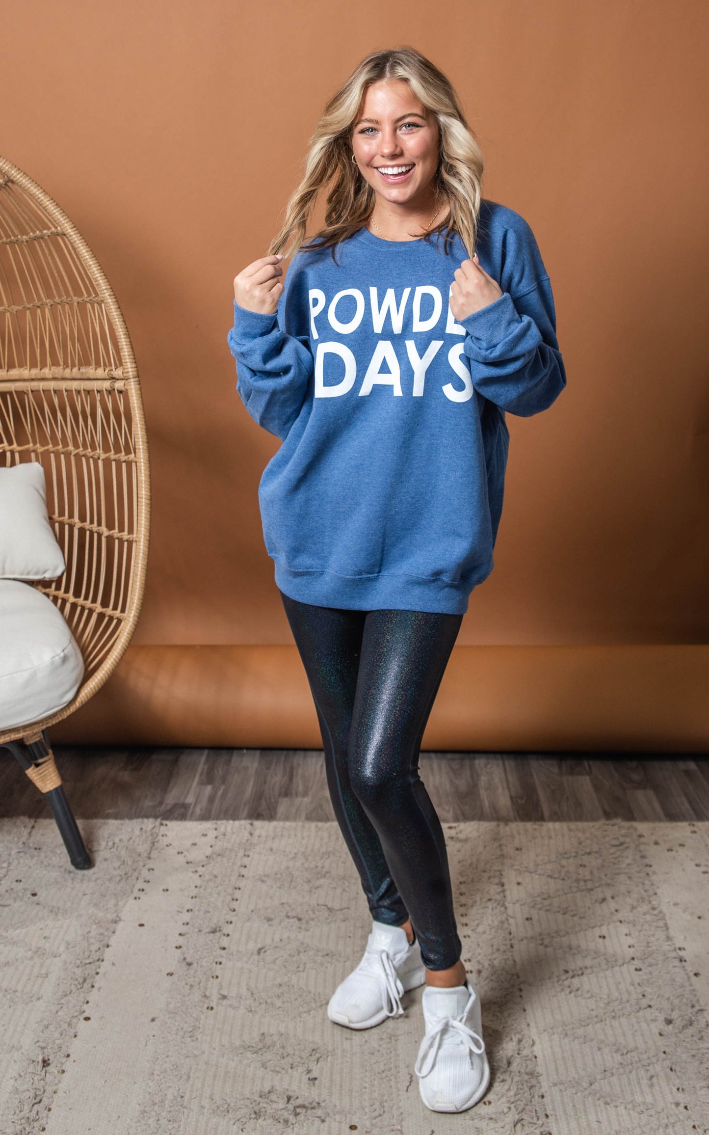 powder days crewneck 