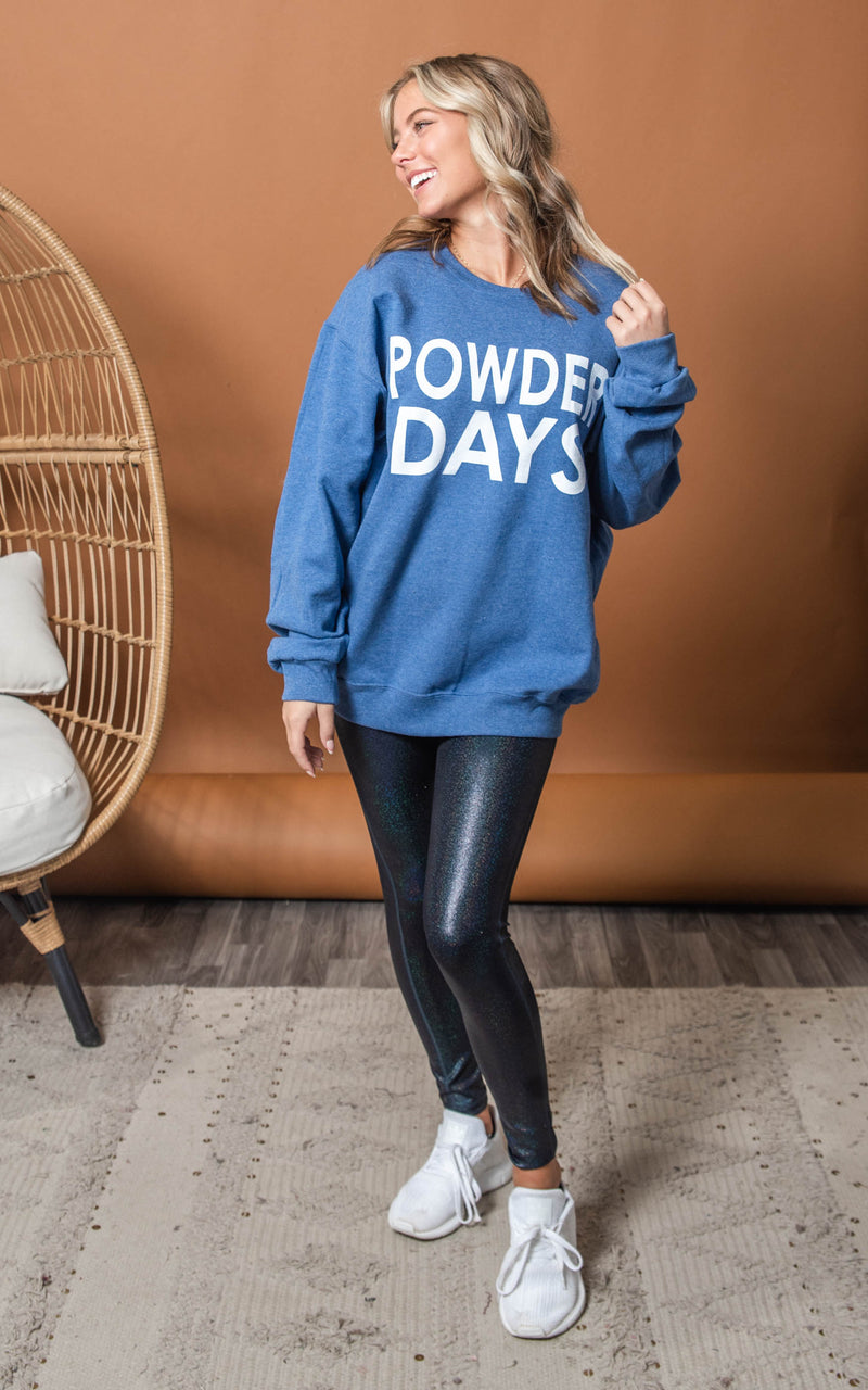 powder days sweatshirt 