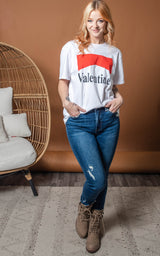 valentine graphic t-shirt