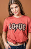 copper love leopard tee 