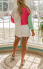 Kylan Color Block Top