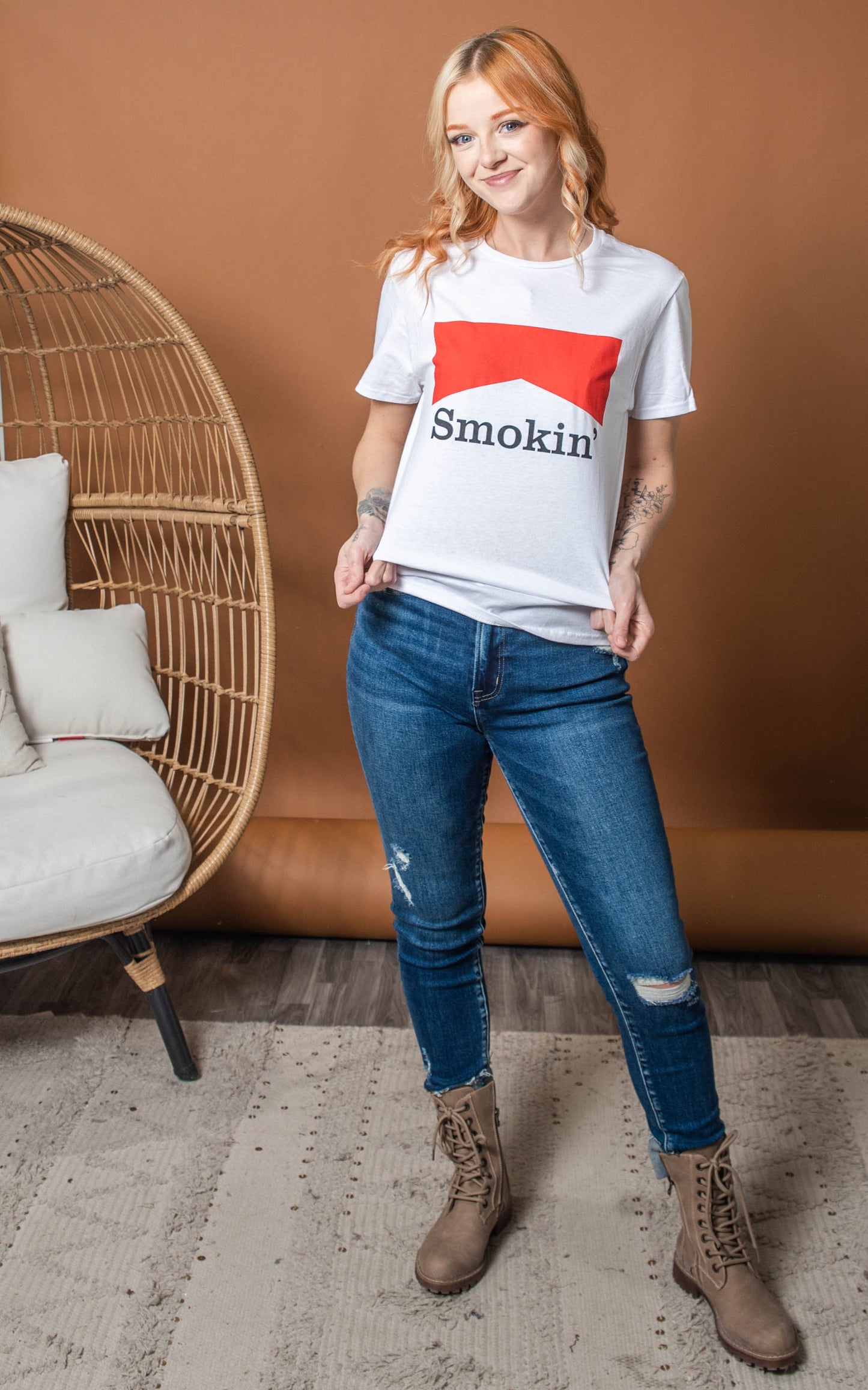 smokin valentine tee