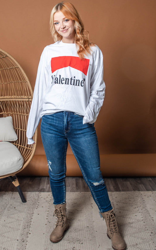 valentine long sleeve top 