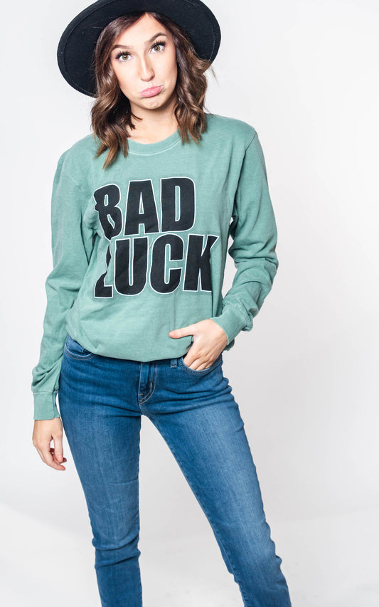  Bad Luck Long Sleeve Top, CLOTHING, BAD HABIT APPAREL, BAD HABIT BOUTIQUE 