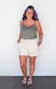 natural linen shorts 