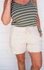 natural linen short 