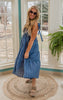 Step into Spring Denim Dress