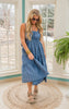 Step into Spring Denim Dress