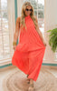 CORAL MAXI DRESS