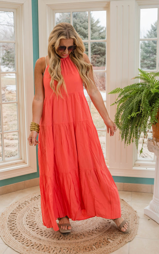 Resort Ready Tiered Maxi Dress 